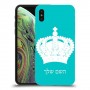 כתר מלכותי כיסוי מגן קשיח בעיצוב אישי עם השם שלך ל Apple iPhone XS יחידה אחת סקרין מובייל