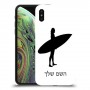 גלישה כיסוי מגן קשיח בעיצוב אישי עם השם שלך ל Apple iPhone XS יחידה אחת סקרין מובייל