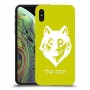 זאב כיסוי מגן קשיח בעיצוב אישי עם השם שלך ל Apple iPhone XS יחידה אחת סקרין מובייל