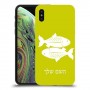 דגים כיסוי מגן קשיח בעיצוב אישי עם השם שלך ל Apple iPhone XS יחידה אחת סקרין מובייל