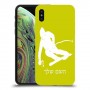 סקִי כיסוי מגן קשיח בעיצוב אישי עם השם שלך ל Apple iPhone XS יחידה אחת סקרין מובייל