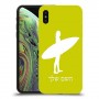 גלישה כיסוי מגן קשיח בעיצוב אישי עם השם שלך ל Apple iPhone XS יחידה אחת סקרין מובייל