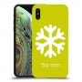 שלג כיסוי מגן קשיח בעיצוב אישי עם השם שלך ל Apple iPhone XS יחידה אחת סקרין מובייל