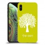 עץ כיסוי מגן קשיח בעיצוב אישי עם השם שלך ל Apple iPhone XS יחידה אחת סקרין מובייל