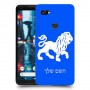 אריה כיסוי מגן קשיח בעיצוב אישי עם השם שלך ל Google Pixel 2 XL יחידה אחת סקרין מובייל