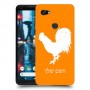 תרנגול כיסוי מגן קשיח בעיצוב אישי עם השם שלך ל Google Pixel 2 XL יחידה אחת סקרין מובייל