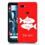 דגים כיסוי מגן קשיח בעיצוב אישי עם השם שלך ל Google Pixel 2 XL יחידה אחת סקרין מובייל