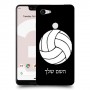 כדורעף - כדור כיסוי מגן קשיח בעיצוב אישי עם השם שלך ל Google Pixel 3 XL יחידה אחת סקרין מובייל