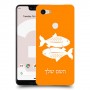 דגים כיסוי מגן קשיח בעיצוב אישי עם השם שלך ל Google Pixel 3 XL יחידה אחת סקרין מובייל