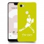שחקן טניס כיסוי מגן קשיח בעיצוב אישי עם השם שלך ל Google Pixel 3 XL יחידה אחת סקרין מובייל