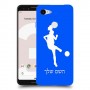כדורגל - אישה כיסוי מגן קשיח בעיצוב אישי עם השם שלך ל Google Pixel 3 יחידה אחת סקרין מובייל