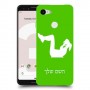 אימון ספורט - אישה כיסוי מגן קשיח בעיצוב אישי עם השם שלך ל Google Pixel 3 יחידה אחת סקרין מובייל