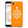 הגה - קפטן - ים כיסוי מגן קשיח בעיצוב אישי עם השם שלך ל Google Pixel 3 יחידה אחת סקרין מובייל