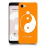 סמל יינג יאנג - סין כיסוי מגן קשיח בעיצוב אישי עם השם שלך ל Google Pixel 3 יחידה אחת סקרין מובייל