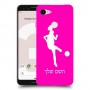 כדורגל - אישה כיסוי מגן קשיח בעיצוב אישי עם השם שלך ל Google Pixel 3 יחידה אחת סקרין מובייל