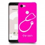רופא סטטוסקופ כיסוי מגן קשיח בעיצוב אישי עם השם שלך ל Google Pixel 3 יחידה אחת סקרין מובייל