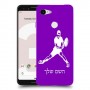 שחקן טניס כיסוי מגן קשיח בעיצוב אישי עם השם שלך ל Google Pixel 3 יחידה אחת סקרין מובייל