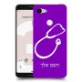 רופא סטטוסקופ כיסוי מגן קשיח בעיצוב אישי עם השם שלך ל Google Pixel 3 יחידה אחת סקרין מובייל