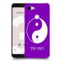 סמל יינג יאנג - סין כיסוי מגן קשיח בעיצוב אישי עם השם שלך ל Google Pixel 3 יחידה אחת סקרין מובייל