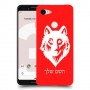 זאב כיסוי מגן קשיח בעיצוב אישי עם השם שלך ל Google Pixel 3 יחידה אחת סקרין מובייל