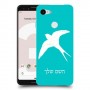 ציפור לבלוע כיסוי מגן קשיח בעיצוב אישי עם השם שלך ל Google Pixel 3 יחידה אחת סקרין מובייל