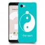 סמל יינג יאנג - סין כיסוי מגן קשיח בעיצוב אישי עם השם שלך ל Google Pixel 3 יחידה אחת סקרין מובייל