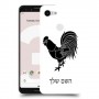 תרנגול כיסוי מגן קשיח בעיצוב אישי עם השם שלך ל Google Pixel 3 יחידה אחת סקרין מובייל