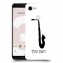 סקספון כיסוי מגן קשיח בעיצוב אישי עם השם שלך ל Google Pixel 3 יחידה אחת סקרין מובייל