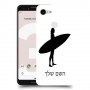 גלישה כיסוי מגן קשיח בעיצוב אישי עם השם שלך ל Google Pixel 3 יחידה אחת סקרין מובייל