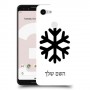 שלג כיסוי מגן קשיח בעיצוב אישי עם השם שלך ל Google Pixel 3 יחידה אחת סקרין מובייל