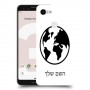 עולם כיסוי מגן קשיח בעיצוב אישי עם השם שלך ל Google Pixel 3 יחידה אחת סקרין מובייל