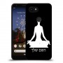 יוגה כיסוי מגן קשיח בעיצוב אישי עם השם שלך ל Google Pixel 3a XL יחידה אחת סקרין מובייל