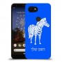 זברה כיסוי מגן קשיח בעיצוב אישי עם השם שלך ל Google Pixel 3a XL יחידה אחת סקרין מובייל