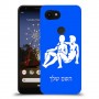 תאומים כיסוי מגן קשיח בעיצוב אישי עם השם שלך ל Google Pixel 3a XL יחידה אחת סקרין מובייל