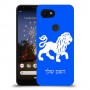 אריה כיסוי מגן קשיח בעיצוב אישי עם השם שלך ל Google Pixel 3a XL יחידה אחת סקרין מובייל
