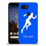 רץ כיסוי מגן קשיח בעיצוב אישי עם השם שלך ל Google Pixel 3a XL יחידה אחת סקרין מובייל