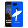 גלישה כיסוי מגן קשיח בעיצוב אישי עם השם שלך ל Google Pixel 3a XL יחידה אחת סקרין מובייל