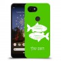 דגים כיסוי מגן קשיח בעיצוב אישי עם השם שלך ל Google Pixel 3a XL יחידה אחת סקרין מובייל