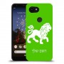 אריה כיסוי מגן קשיח בעיצוב אישי עם השם שלך ל Google Pixel 3a XL יחידה אחת סקרין מובייל