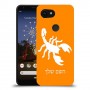 עקרב כיסוי מגן קשיח בעיצוב אישי עם השם שלך ל Google Pixel 3a XL יחידה אחת סקרין מובייל