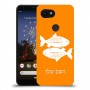 דגים כיסוי מגן קשיח בעיצוב אישי עם השם שלך ל Google Pixel 3a XL יחידה אחת סקרין מובייל