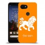 אריה כיסוי מגן קשיח בעיצוב אישי עם השם שלך ל Google Pixel 3a XL יחידה אחת סקרין מובייל