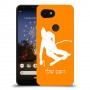 סקִי כיסוי מגן קשיח בעיצוב אישי עם השם שלך ל Google Pixel 3a XL יחידה אחת סקרין מובייל