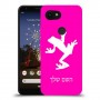 צפרדע טרופית כיסוי מגן קשיח בעיצוב אישי עם השם שלך ל Google Pixel 3a XL יחידה אחת סקרין מובייל