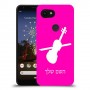 כינור כיסוי מגן קשיח בעיצוב אישי עם השם שלך ל Google Pixel 3a XL יחידה אחת סקרין מובייל