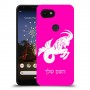 גדי כיסוי מגן קשיח בעיצוב אישי עם השם שלך ל Google Pixel 3a XL יחידה אחת סקרין מובייל