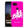 תאומים כיסוי מגן קשיח בעיצוב אישי עם השם שלך ל Google Pixel 3a XL יחידה אחת סקרין מובייל