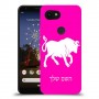 שור כיסוי מגן קשיח בעיצוב אישי עם השם שלך ל Google Pixel 3a XL יחידה אחת סקרין מובייל