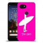 גלישה כיסוי מגן קשיח בעיצוב אישי עם השם שלך ל Google Pixel 3a XL יחידה אחת סקרין מובייל