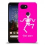 שלד כיסוי מגן קשיח בעיצוב אישי עם השם שלך ל Google Pixel 3a XL יחידה אחת סקרין מובייל